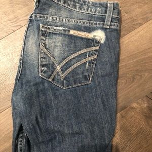 ✔️William Rast Daisy Super Flare Jeans Size 28